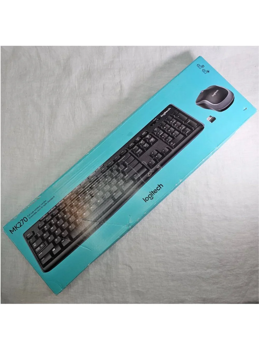 NIB MK270 Logitech Wireless Keyboard & Mouse Combo Set